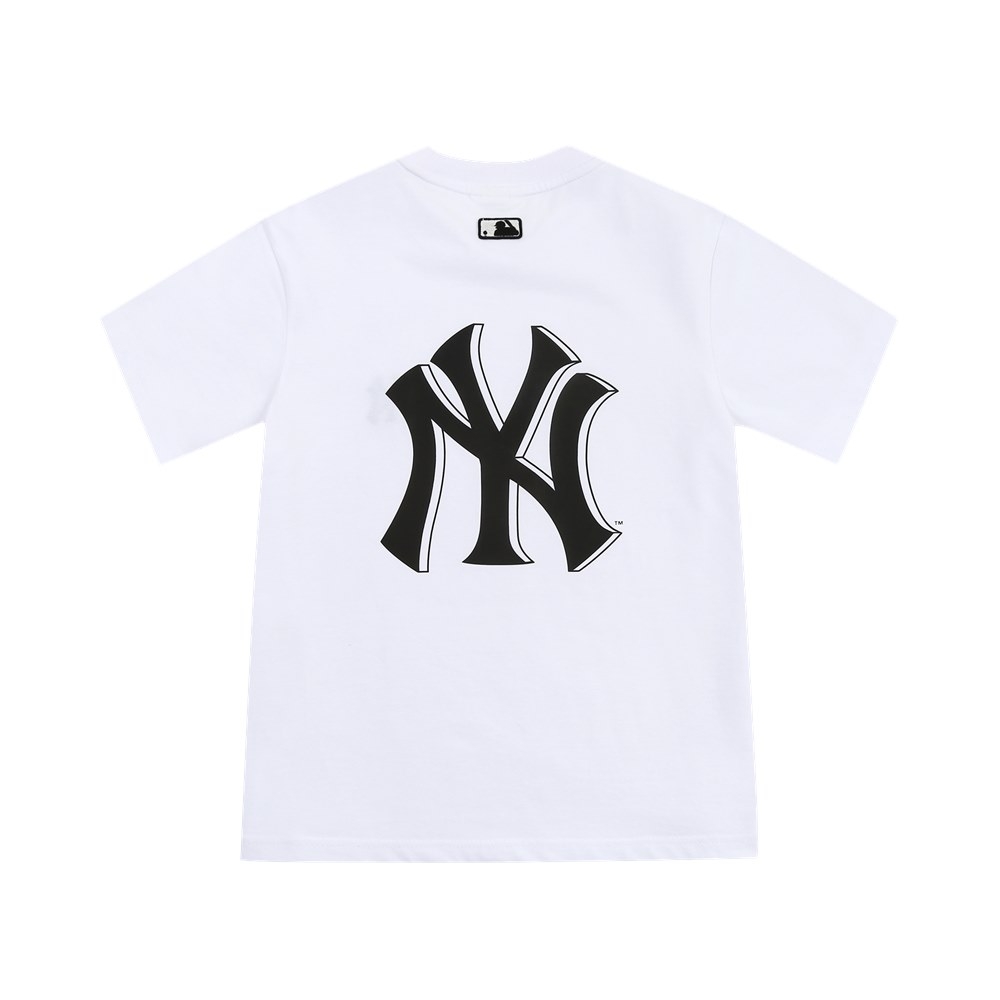 Áo Thun MLB Basic Back Big-Logo New York Yankees White