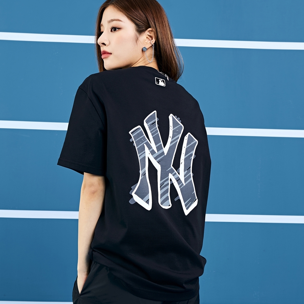 Áo Thun MLB Basic-Back Logo New York Yankees Black
