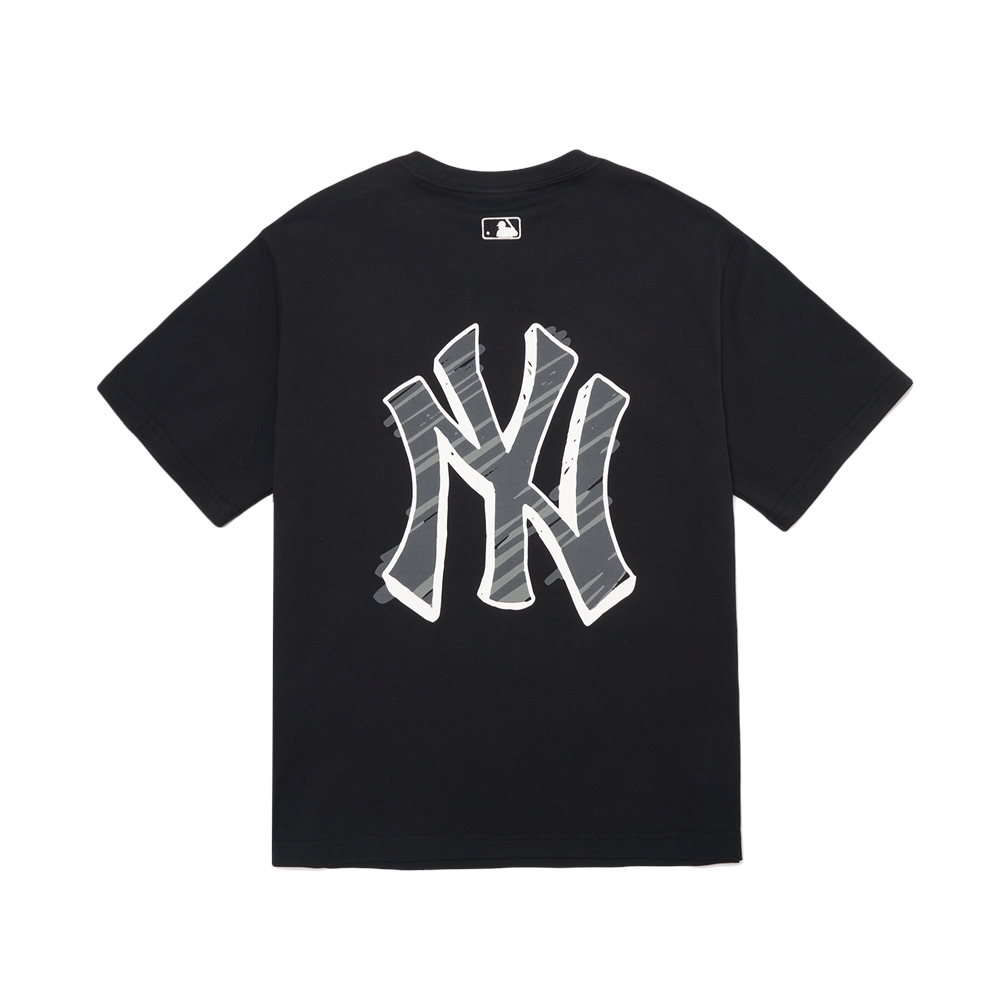 Áo Thun MLB Basic-Back Logo New York Yankees Black