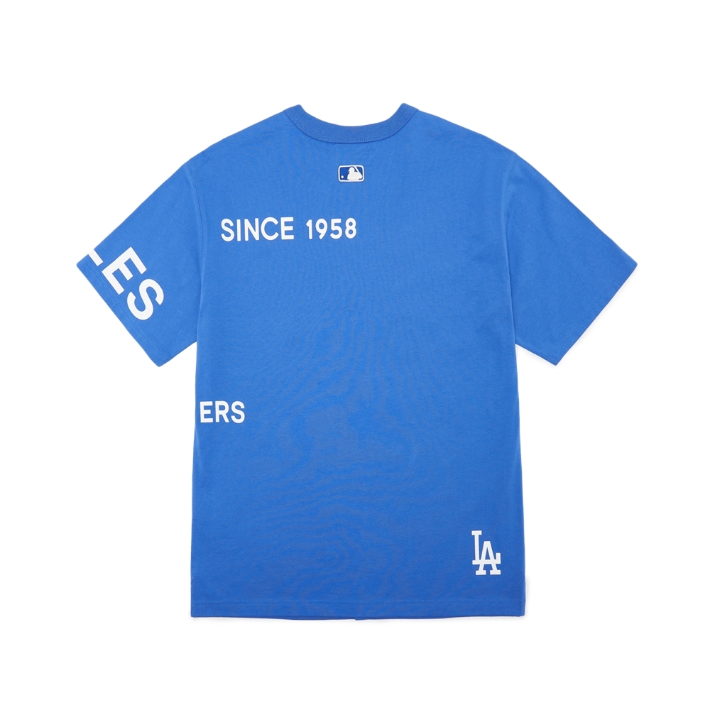 Áo Thun MLB Basic-Canvas LA Dodgers Blue