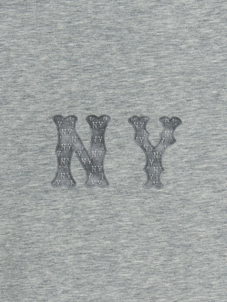 Áo Thun MLB Basic Denim-like Coopers Overfit Short Sleeve T-shirt New York Yankees Grey