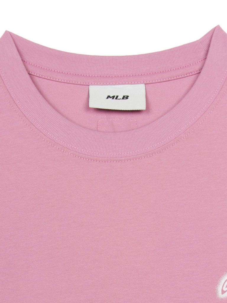 Áo Thun MLB Basic Street Logo Overfit Short Sleeve T-Shirt Boston Red Sox Pink