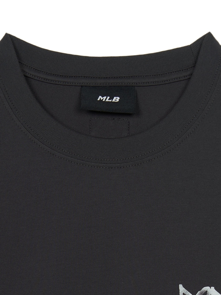 Áo Thun MLB Basic Street Logo Overfit Short Sleeve T-Shirt LA Dodgers Grey