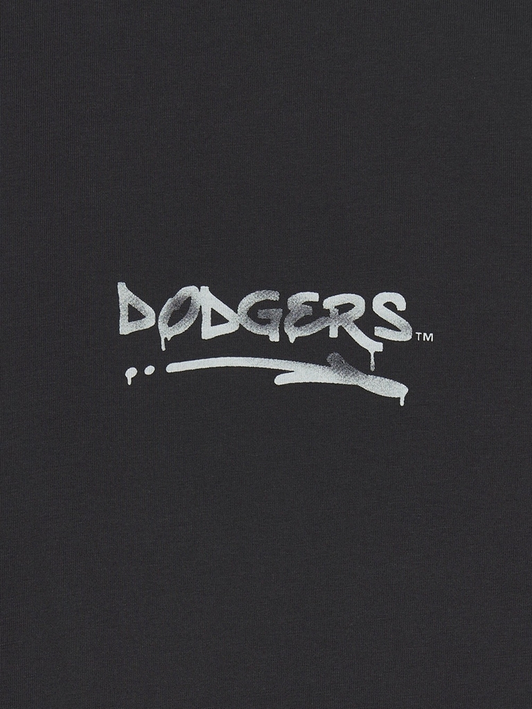 Áo Thun MLB Basic Street Logo Overfit Short Sleeve T-Shirt LA Dodgers Grey