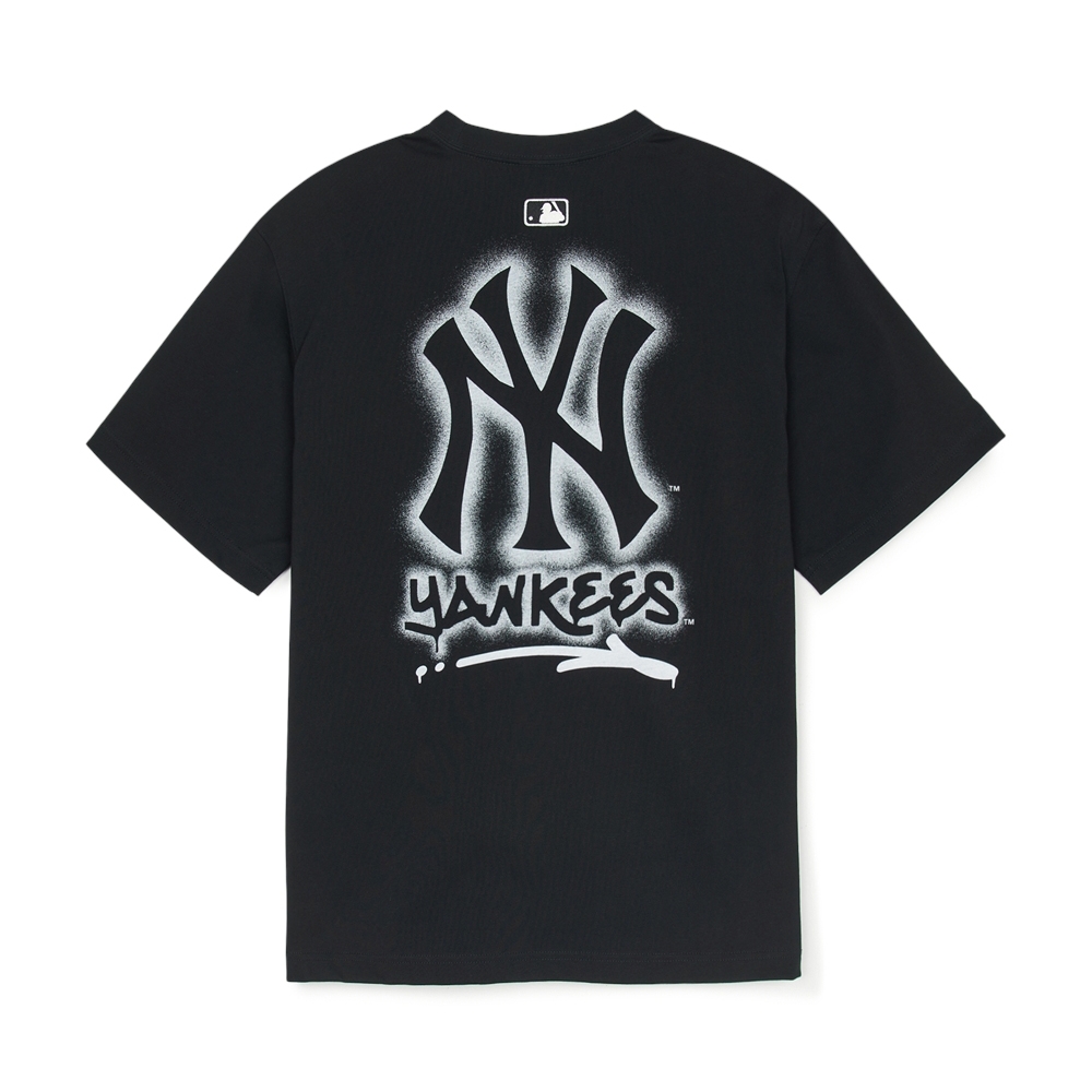 Áo Thun MLB Basic Street Logo Overfit Short Sleeve T-Shirt New York Yankees Black