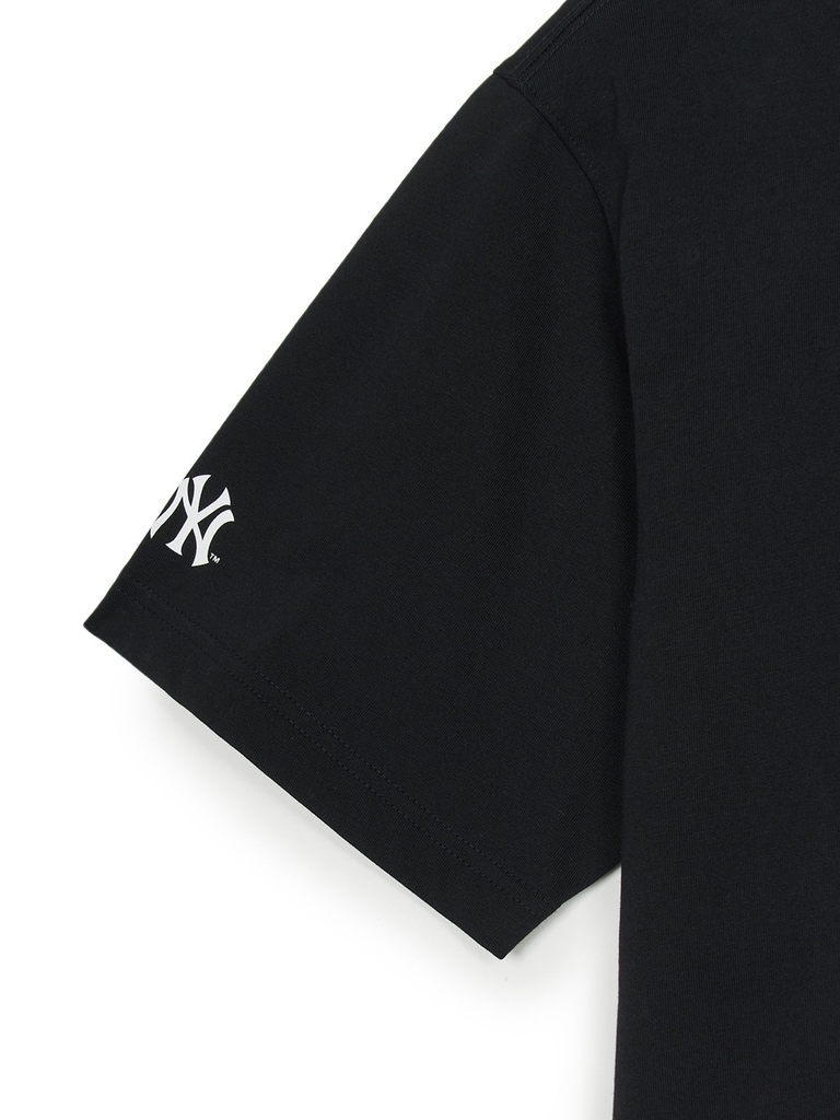 Áo Thun MLB Basic Street Logo Overfit Short Sleeve T-Shirt New York Yankees Black