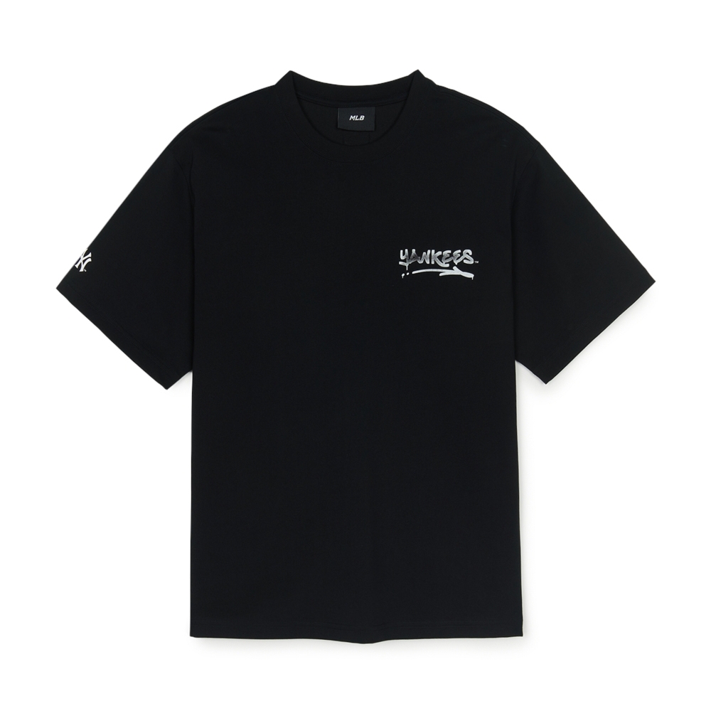 Áo Thun MLB Basic Street Logo Overfit Short Sleeve T-Shirt New York Yankees Black