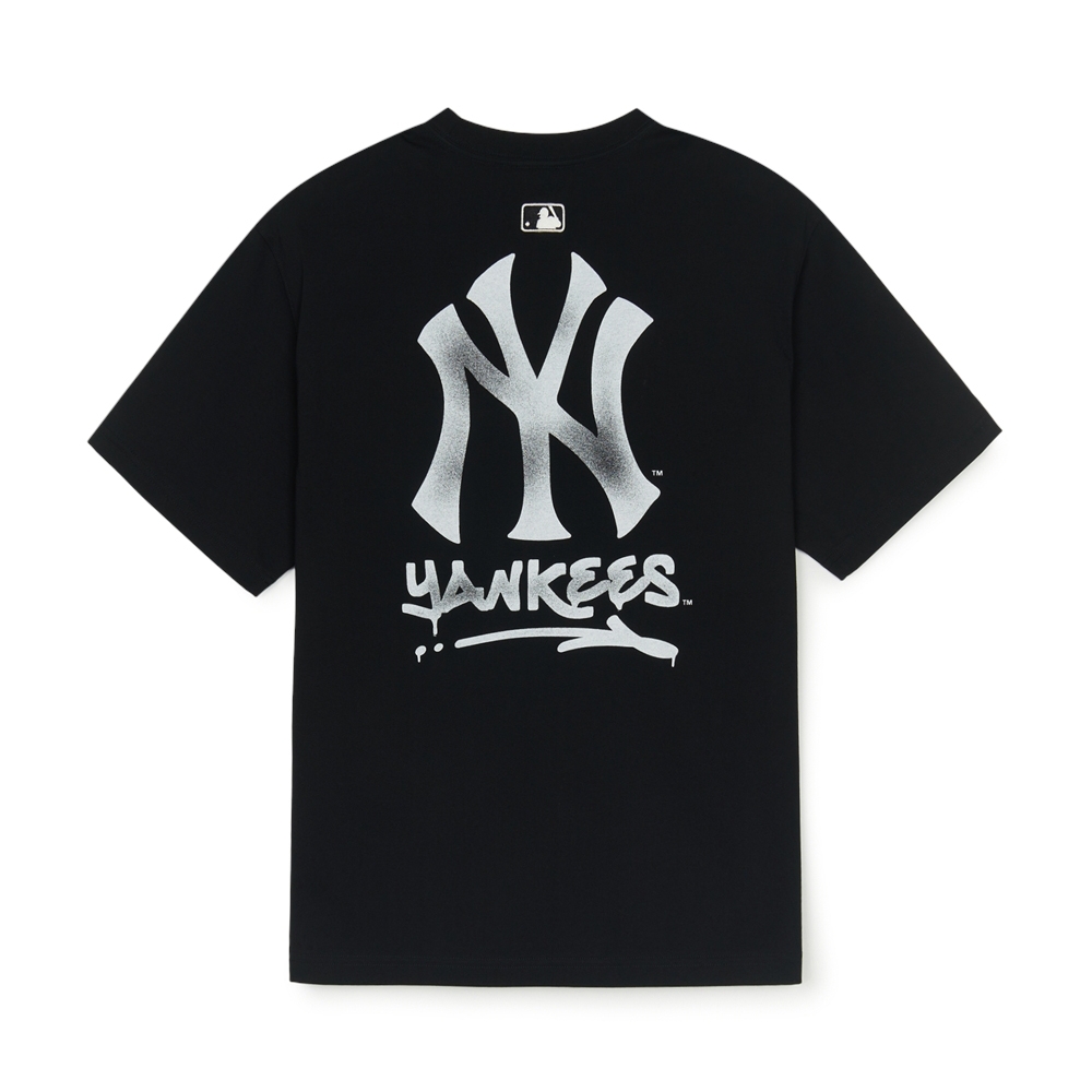 Áo Thun MLB Basic Street Logo Overfit Short Sleeve T-Shirt New York Yankees Black