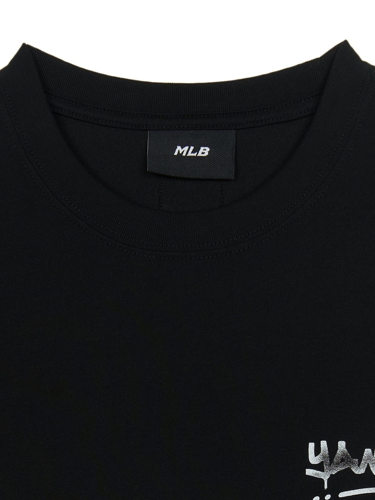 Áo Thun MLB Basic Street Logo Overfit Short Sleeve T-Shirt New York Yankees Black