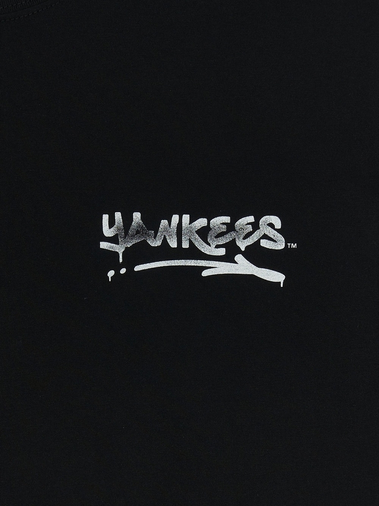 Áo Thun MLB Basic Street Logo Overfit Short Sleeve T-Shirt New York Yankees Black