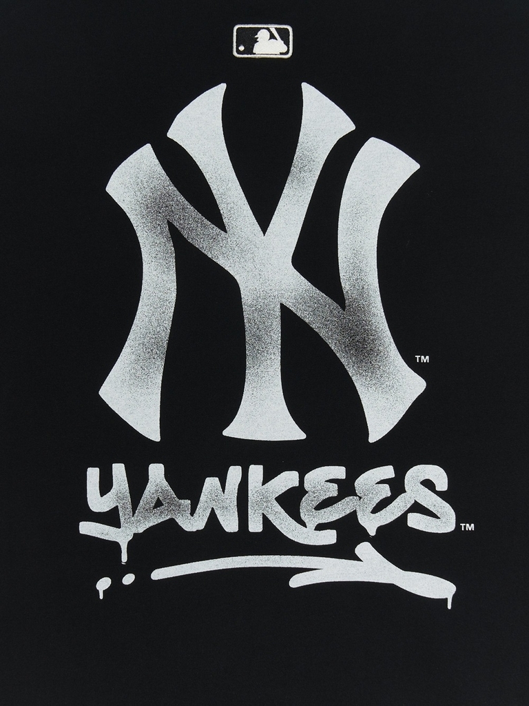 Áo Thun MLB Basic Street Logo Overfit Short Sleeve T-Shirt New York Yankees Black