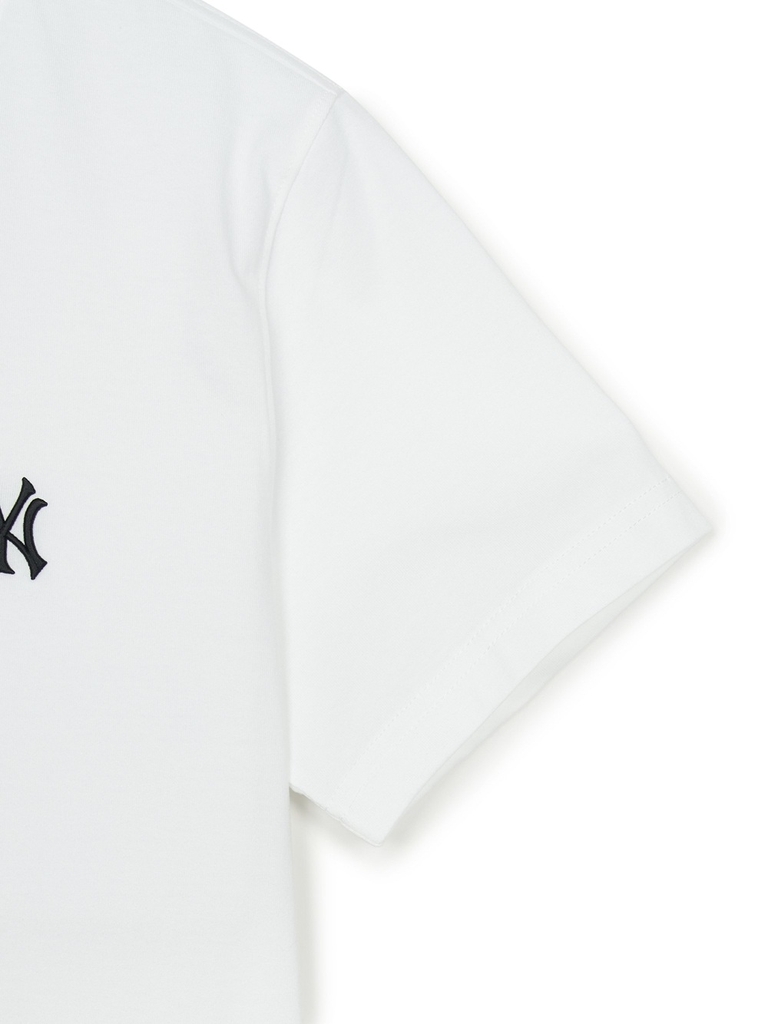 Áo Thun MLB Basic Comfortable Fit Short Sleeve T-Shirt New York Yankees White