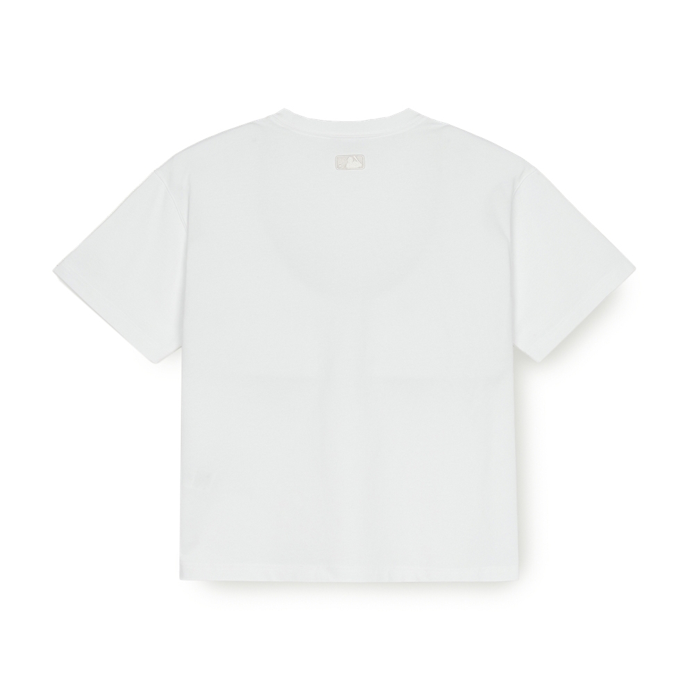 Áo Thun MLB Basic Heavyweight Overfit Short Sleeve T-Shirt New York Yankees White