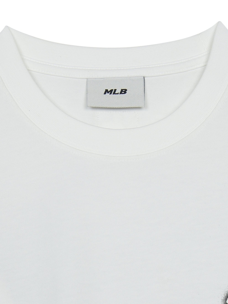 Áo Thun MLB Basic Street Logo Overfit Short Sleeve T-Shirt New York Yankees White