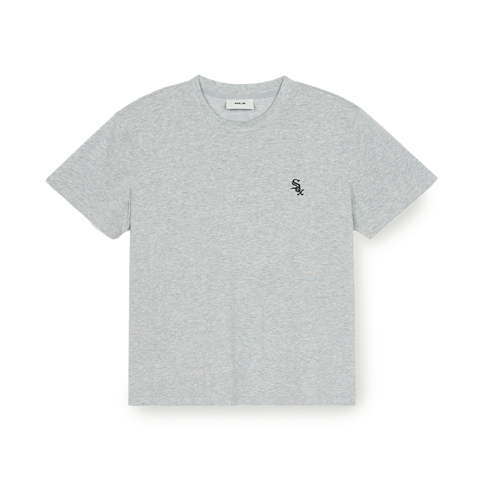 Áo Thun MLB Basic Comfortable Fit Short Sleeve T-Shirt Chicago White Sox Grey [Karina PICK]