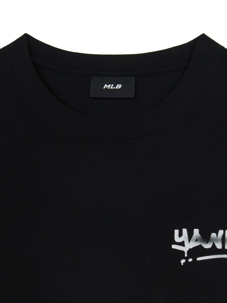 Áo Thun MLB Basic Heavyweight Mega Overfit Short Sleeve T-Shirt New York Yankees Black