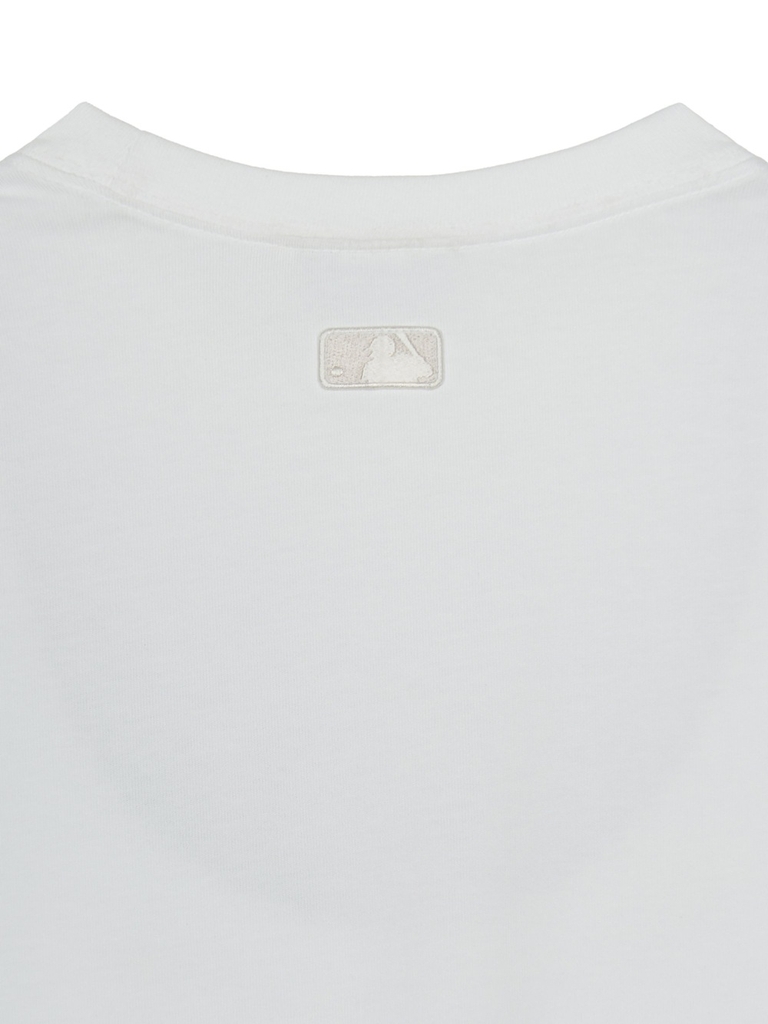 Áo Thun MLB Basic Heavyweight Mega Overfit Short Sleeve T-Shirt New York Yankees White
