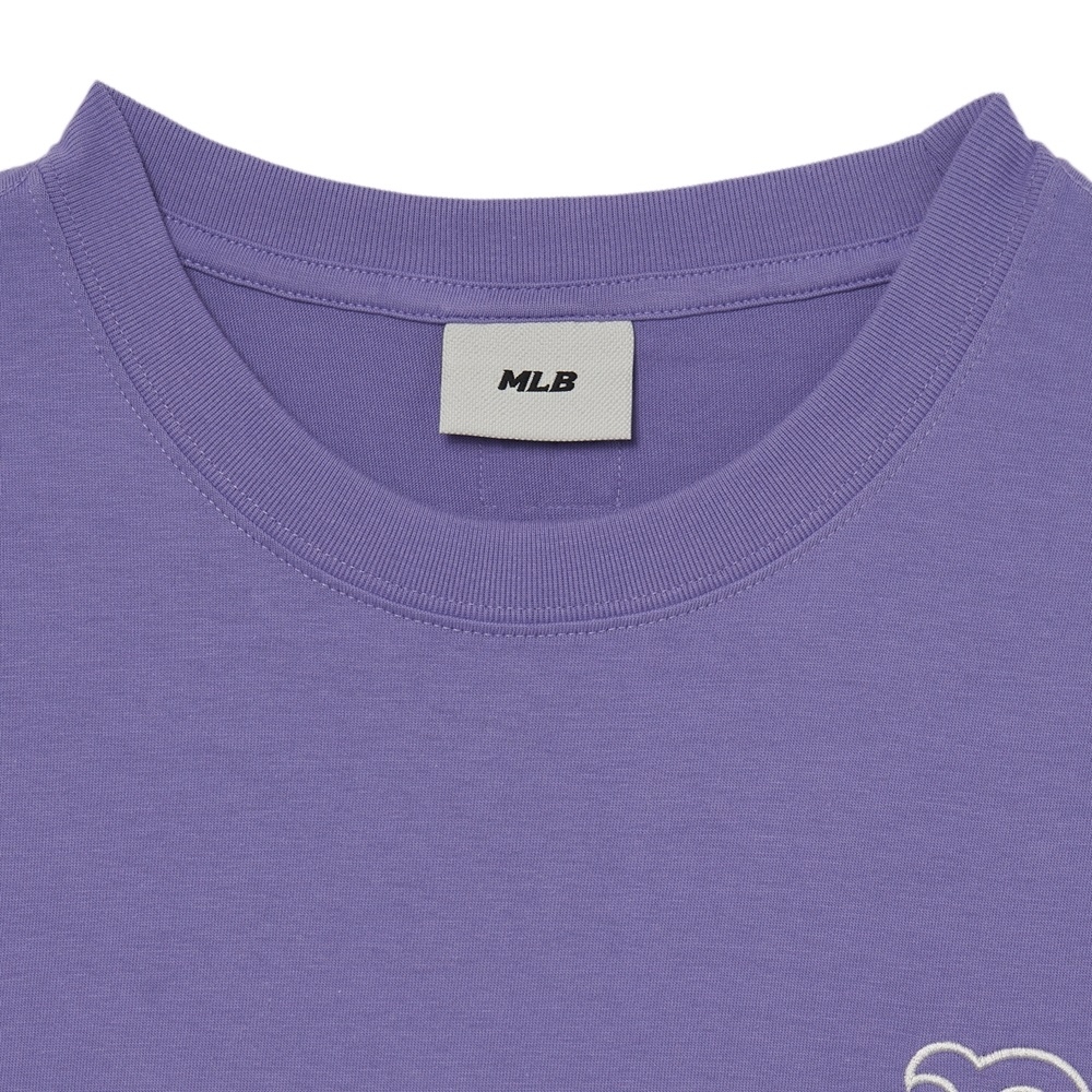Áo Thun MLB Basic Mega Logo Overfit Boston Red Sox D.Lavender