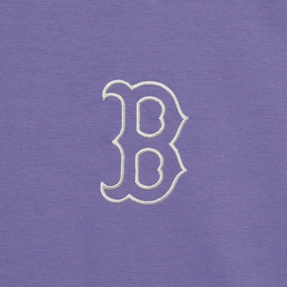 Áo Thun MLB Basic Mega Logo Overfit Boston Red Sox D.Lavender