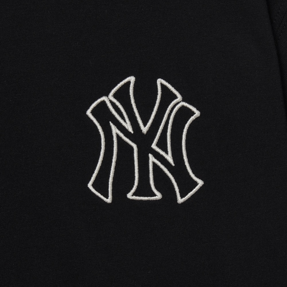 Áo Thun MLB Basic Mega Logo Overfit New York Yankees Black