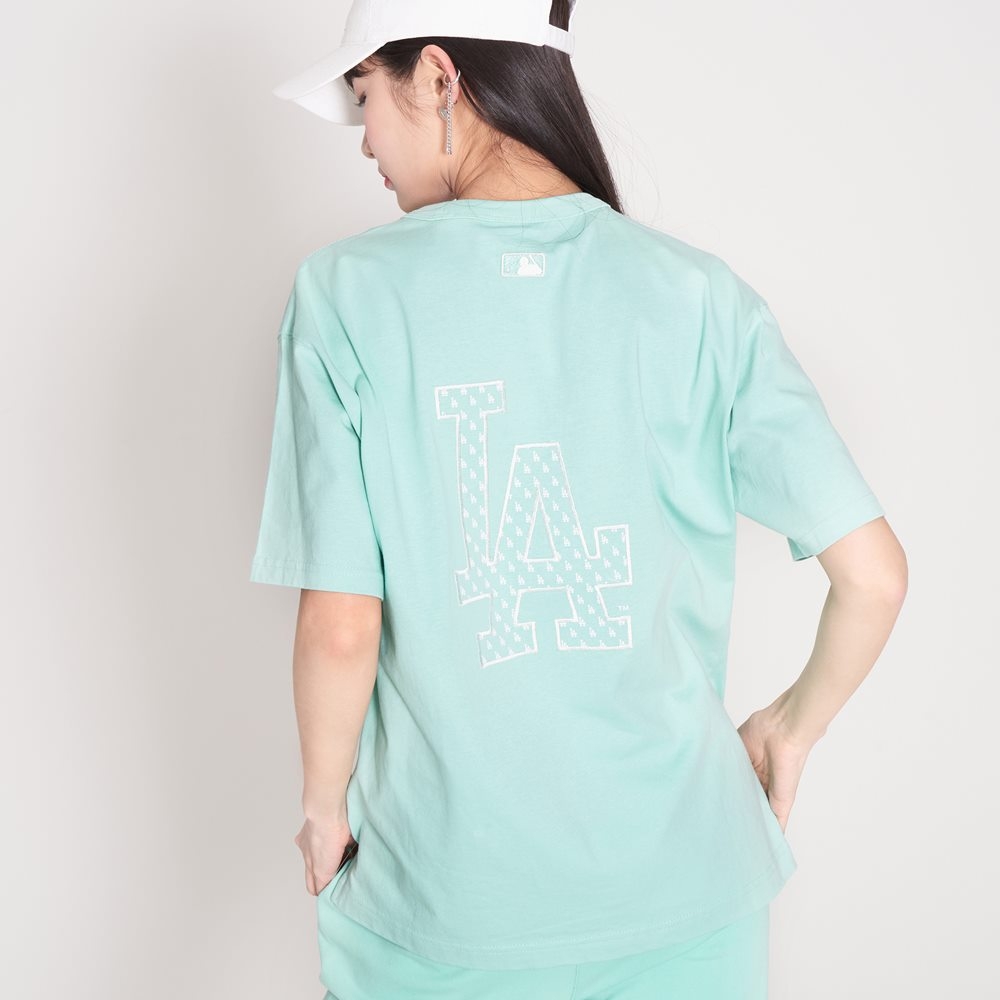 Áo Thun MLB Basic Monogram Back Logo LA Dodgers L.Mint
