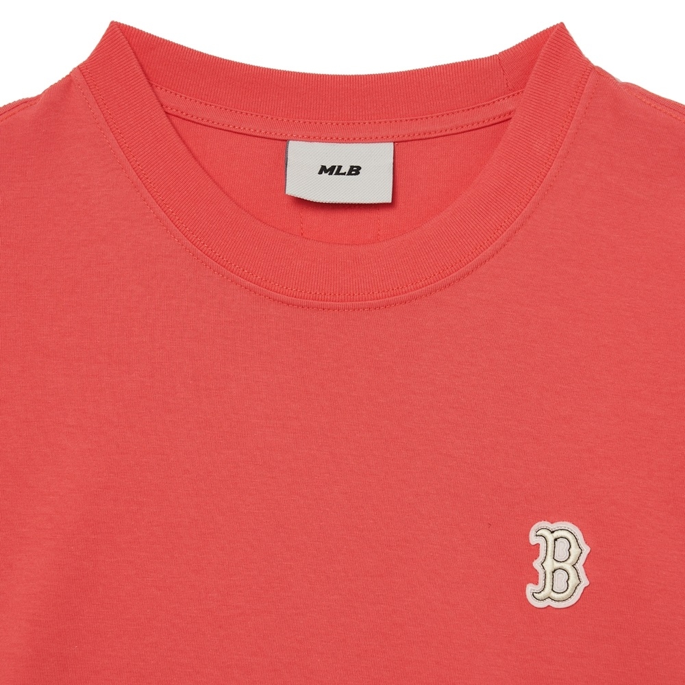 Áo Thun MLB Basic Small Logo Boston Red Sox Coral