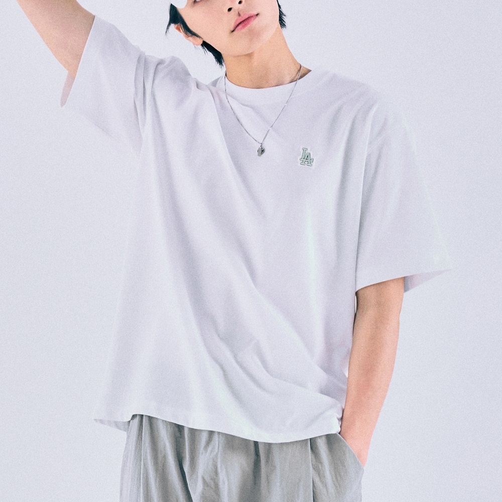 Áo Thun MLB Basic Small Logo LA Dodgers White