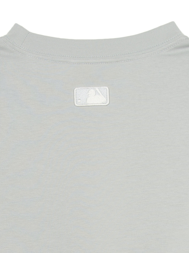 Áo Thun MLB Basic Big Logo Mega Overfit Functional Short Sleeve T-Shirt Boston Red Sox Grey