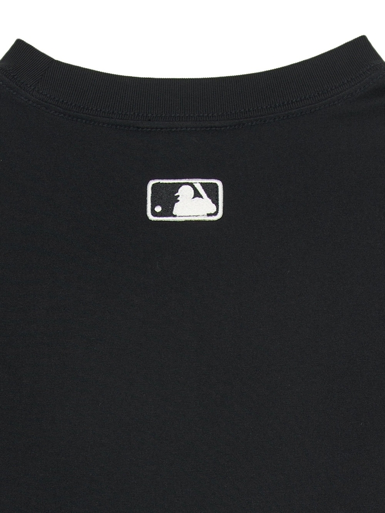 Áo Thun MLB Basic Big Logo Mega Overfit Functional Short Sleeve T-Shirt New York Yankees Black