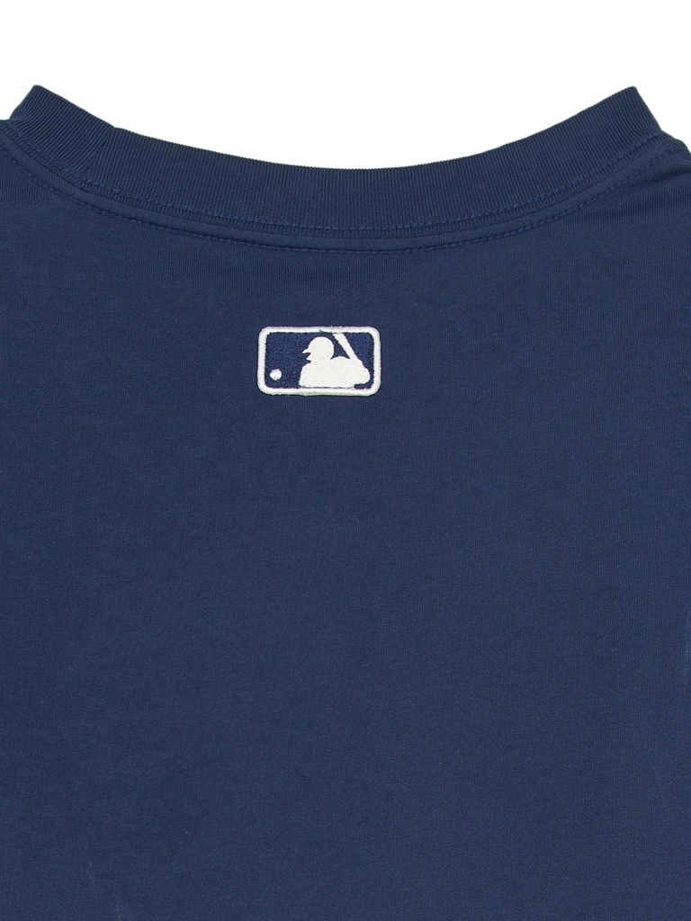 Áo Thun MLB Basic Big Logo Mega Overfit Functional Short Sleeve T-Shirt New York Yankees Navy