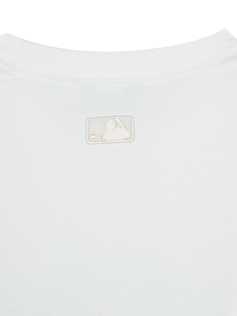 Áo Thun MLB Basic Big Logo Mega Overfit Functional Short Sleeve T-Shirt New York Yankees White