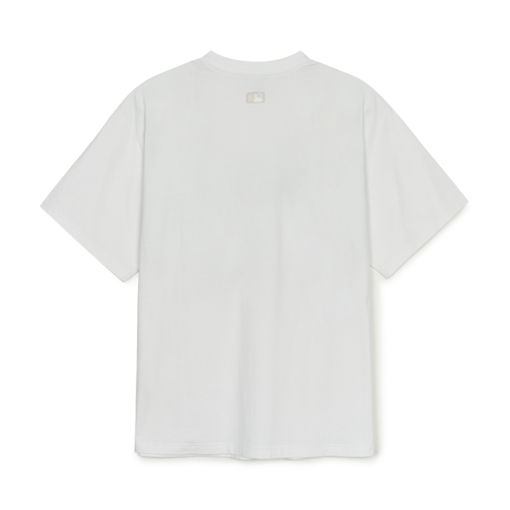 Áo Thun MLB Varsity Big Logo Overfit Short Sleeve T-Shirt New York Yankees White