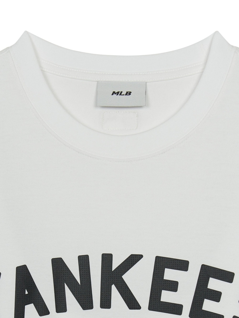 Áo Thun MLB Varsity Big Logo Overfit Short Sleeve T-Shirt New York Yankees White
