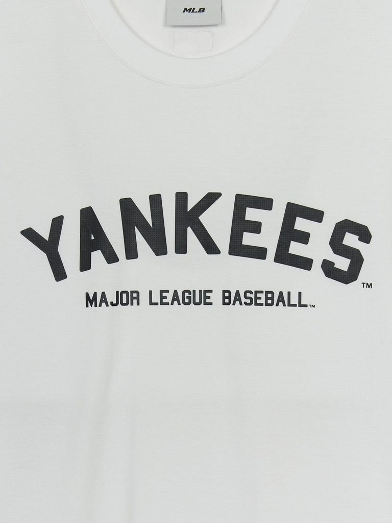 Áo Thun MLB Varsity Big Logo Overfit Short Sleeve T-Shirt New York Yankees White