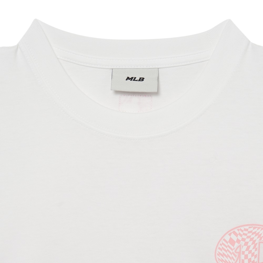 Áo Thun MLB Checkerboard Clipping Logo Philadelphia Phillies White