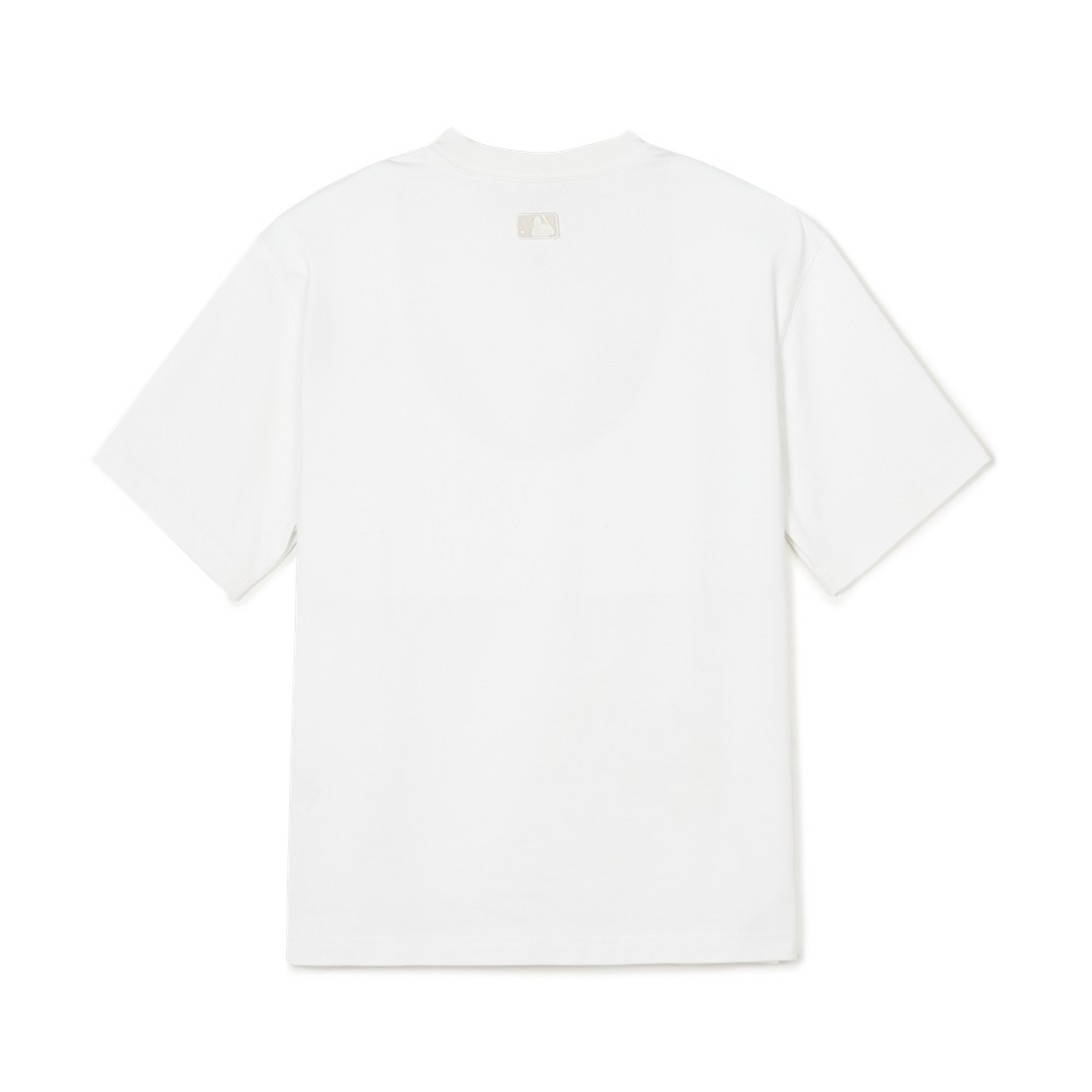 Áo Thun MLB Korea Basic Short Sleeve T-Shirt New York Yankees White