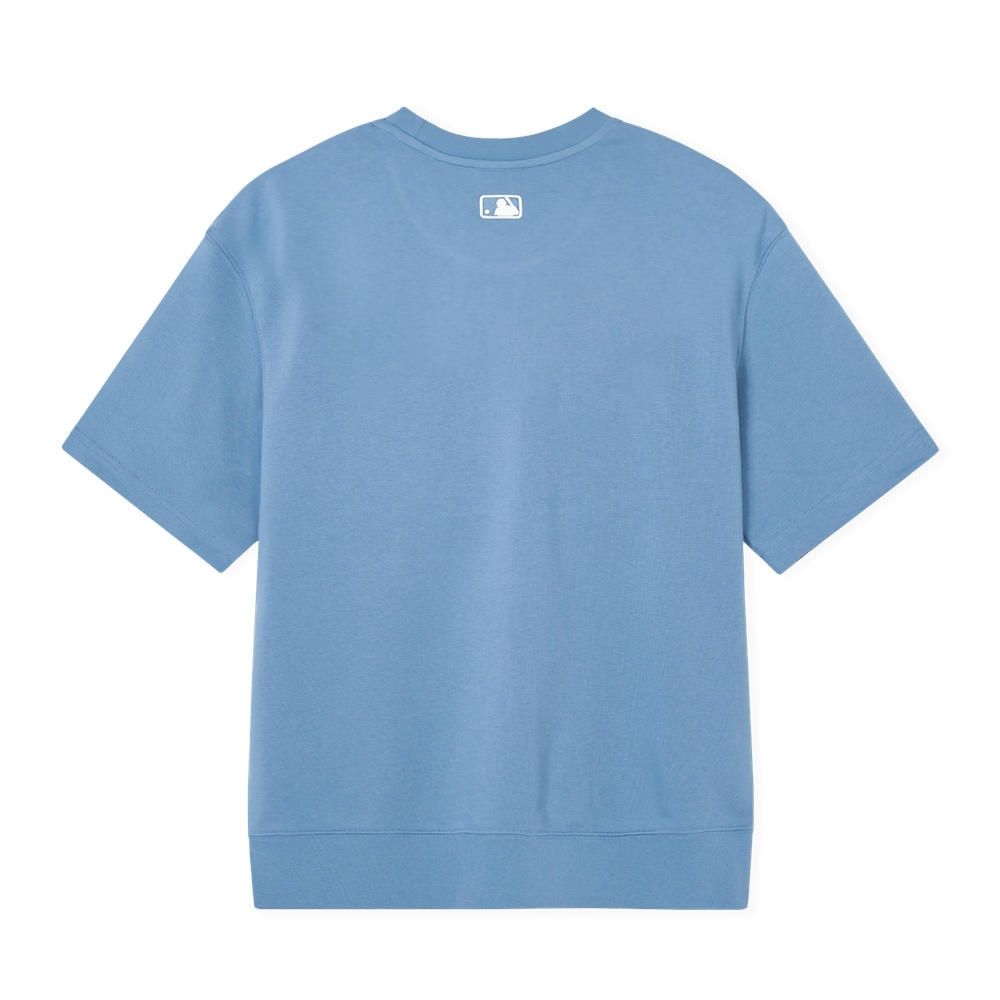 Áo Thun MLB Korea Basic Small Logo Man To Man Boston Red Sox Indigo