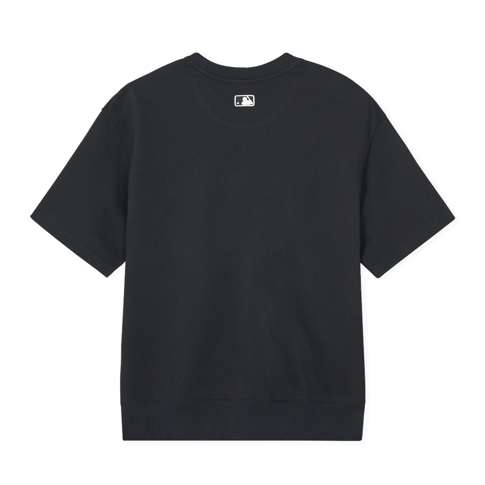 Áo Thun MLB Korea Basic Small Logo Man To Man New York Yankees Black