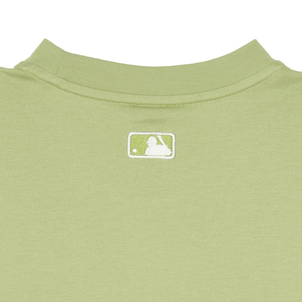 Áo Thun MLB Korea Basic Small Logo T-Shirt New York Yankees Olive