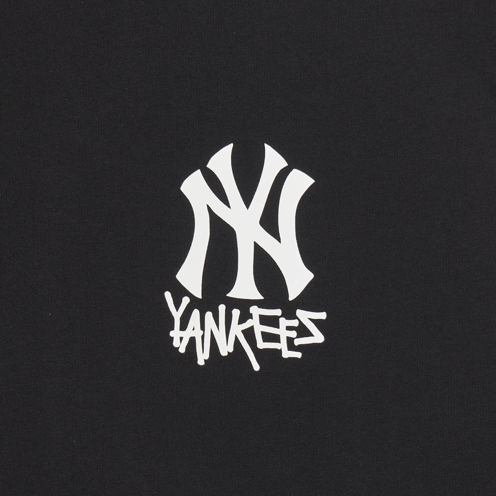 Áo Thun MLB Korea Basic Big Logo Func T-Shirt New York Yankees Black