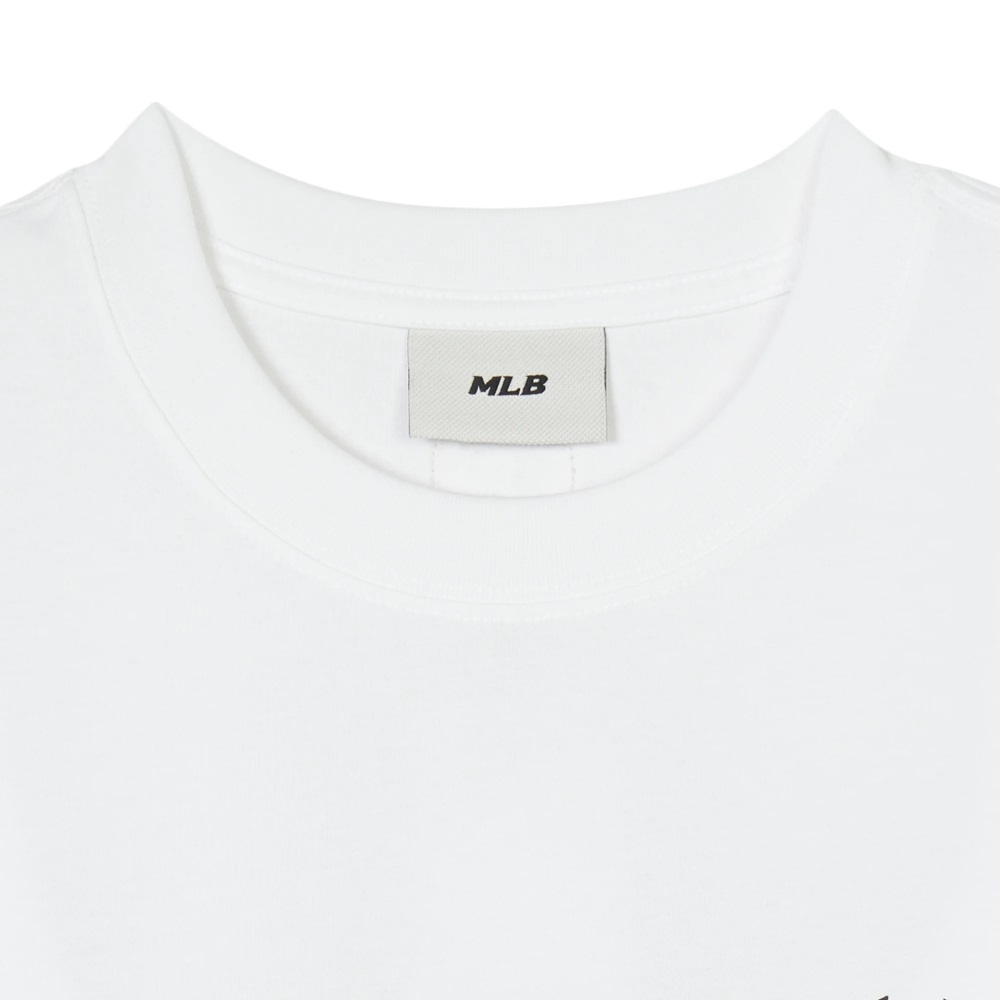 Áo Thun MLB Korea Basic Big Logo Func T-Shirt New York Yankees White