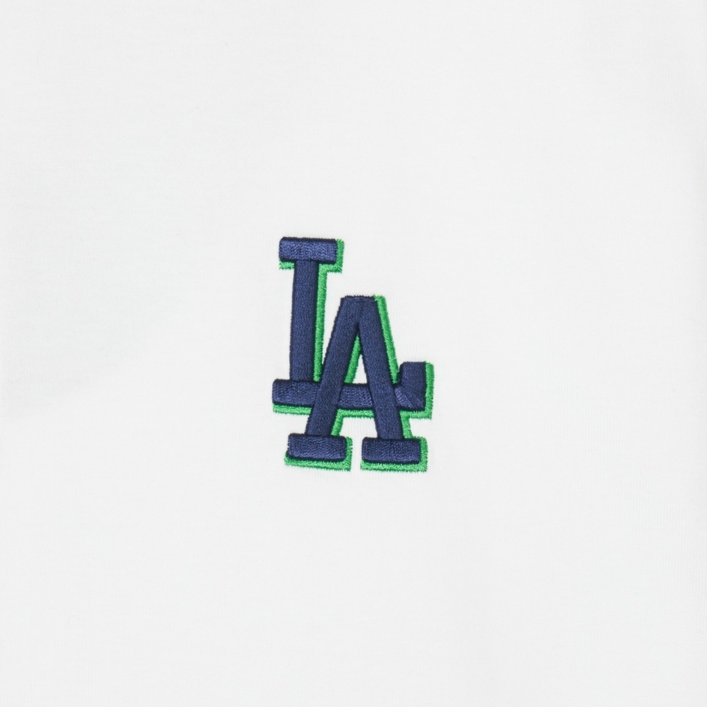Áo Thun MLB Korea Monative T-Shirt LA Dodgers Ivory
