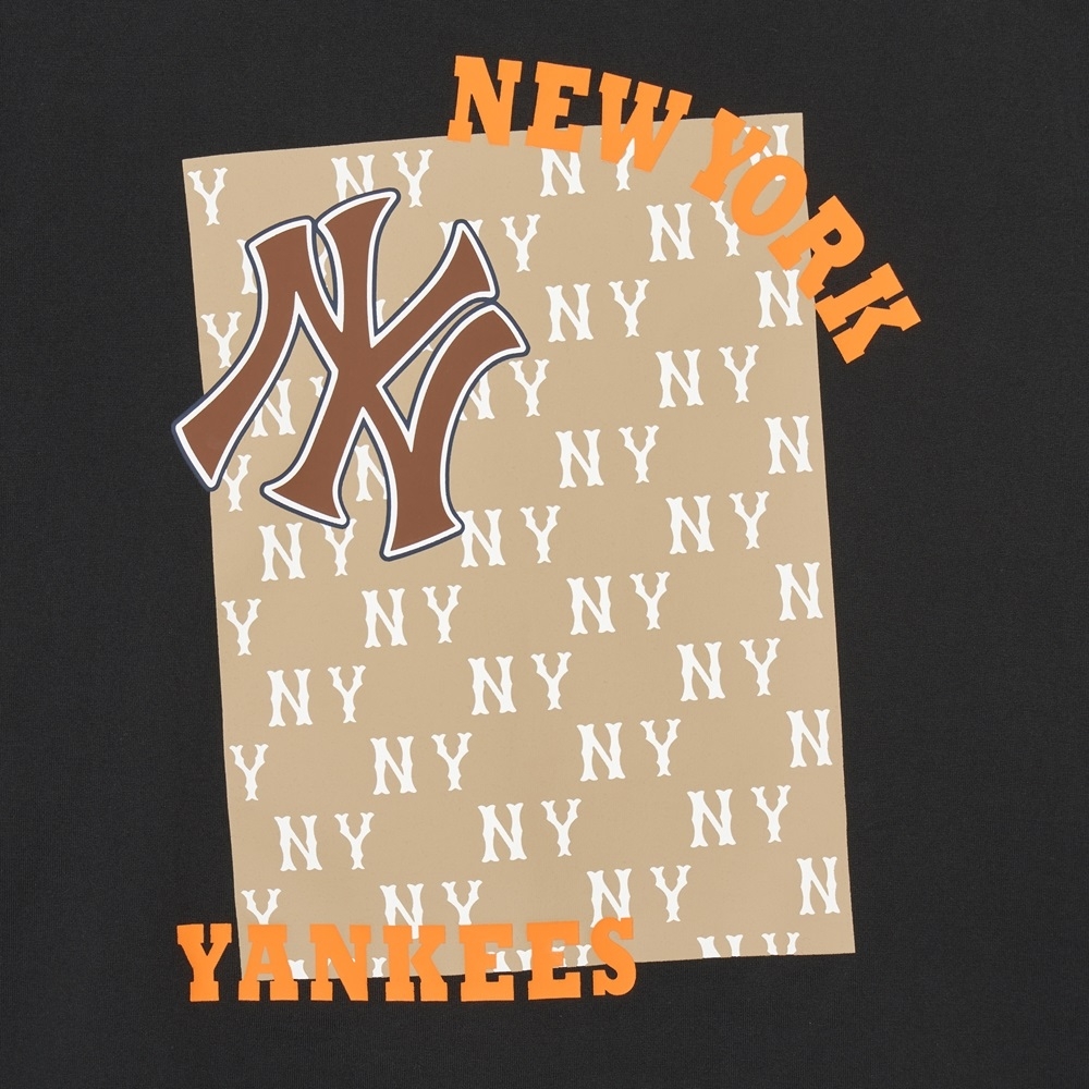 Áo Thun MLB Korea Monative T-Shirt New York Yankees Black