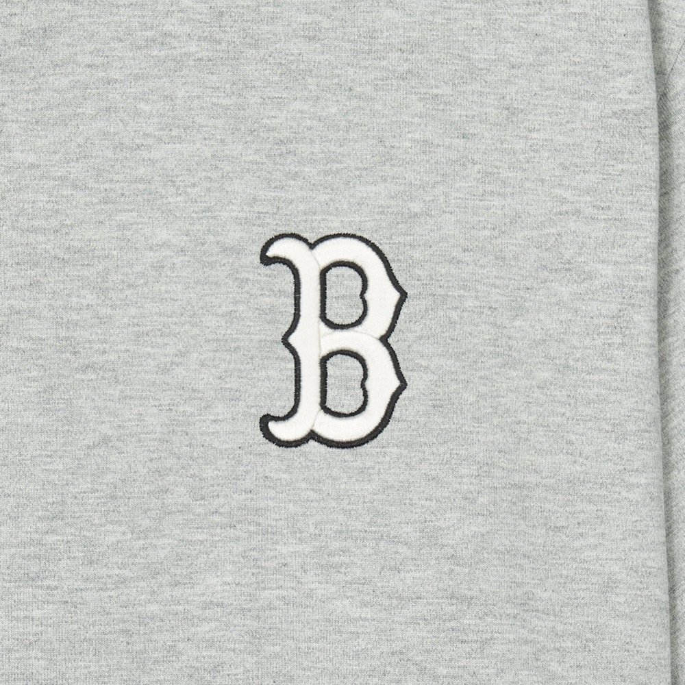 Áo Thun MLB Korea Classic Mono Big Lux T-Shirt Boston Red Sox Grey