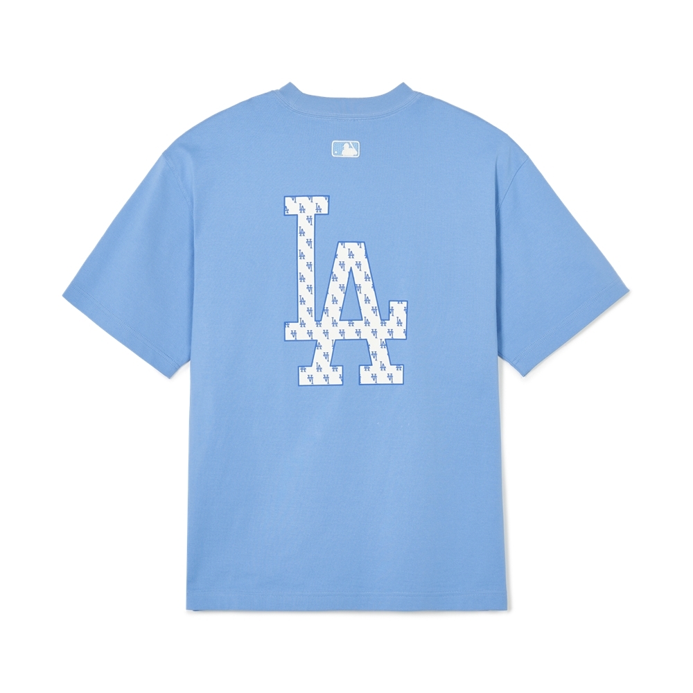 Áo Thun MLB Korea Classic Mono Big Lux T-Shirt LA Dodgers Blue