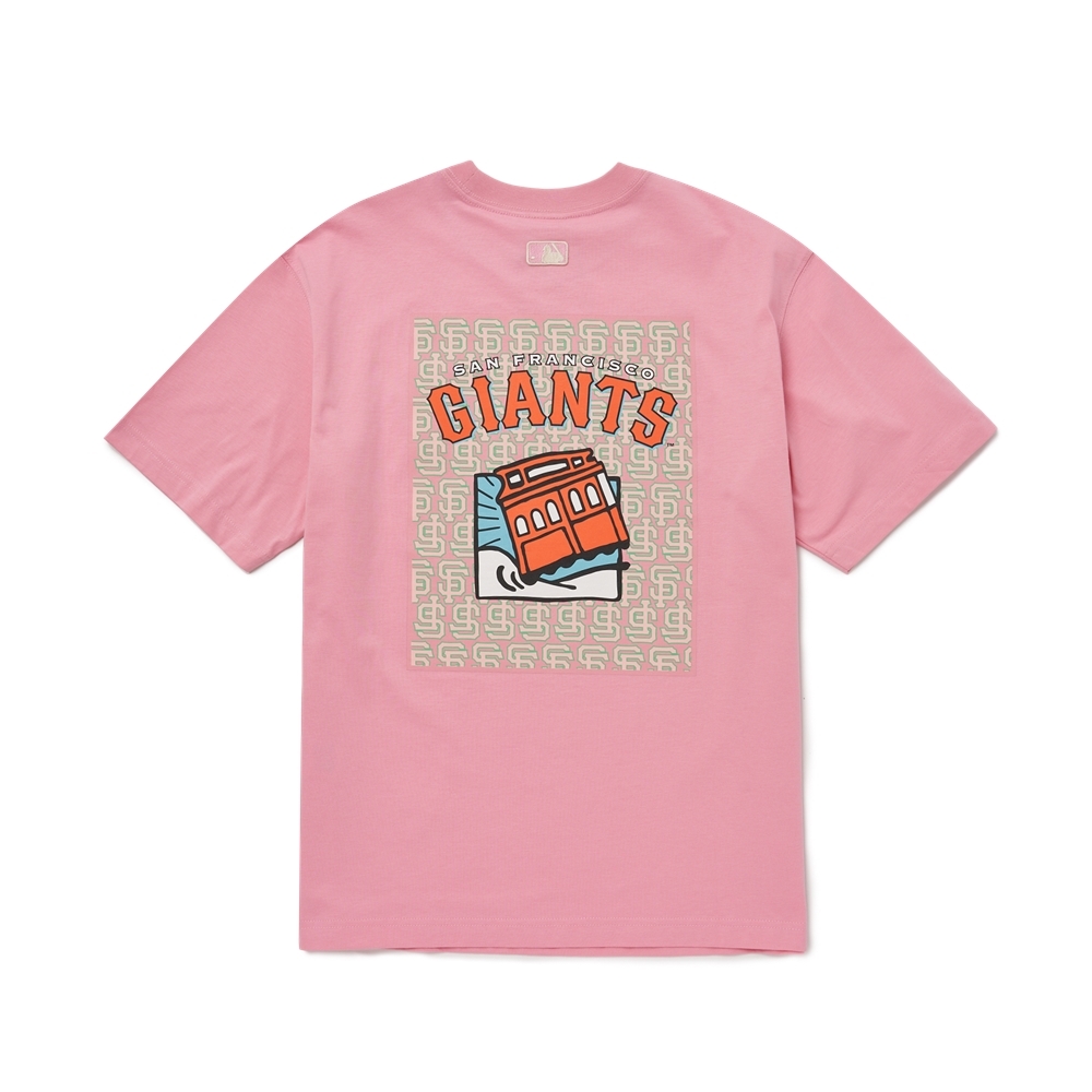 Áo Thun MLB City Life Overfit San Francisco Giants Pink