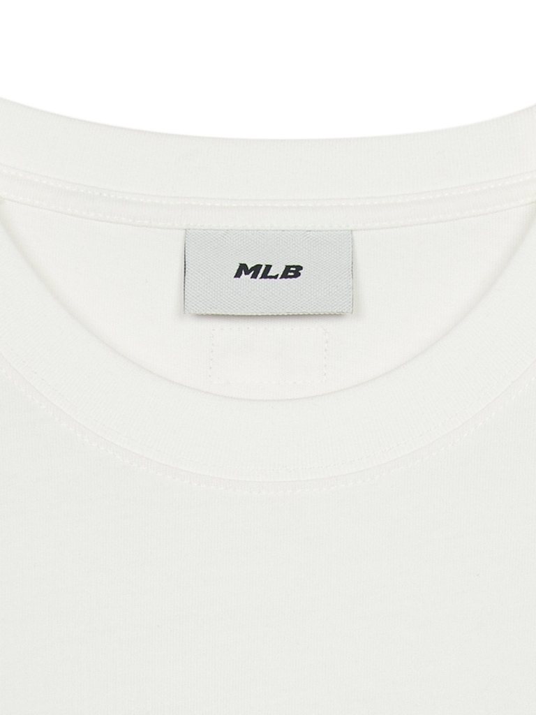 Áo Thun MLB Classic Mono Big Lux Overfit Short Sleeve T-Shirt New York Yankees Ivory