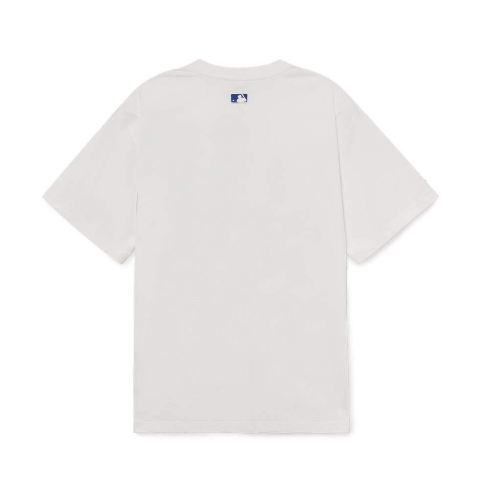 Áo Thun MLB Cube Clipping Monogram LA Dodgers White