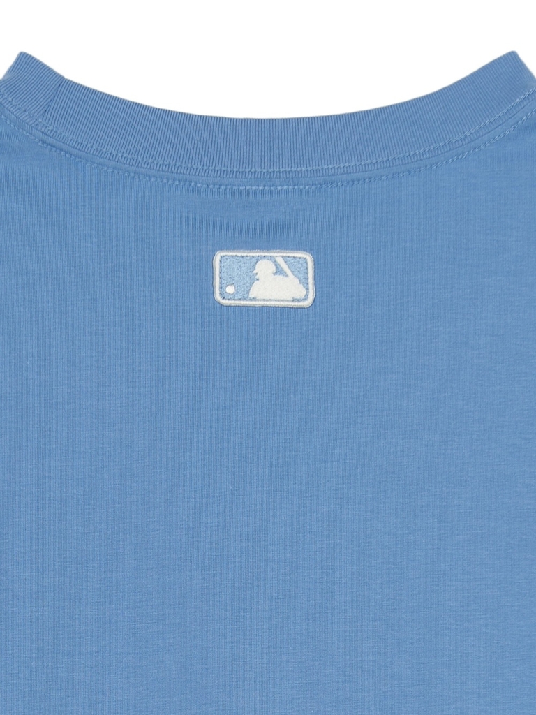 Áo Thun MLB Denim-like Big Lux Overfit Short Sleeve T-shirt LA Dodgers Blue