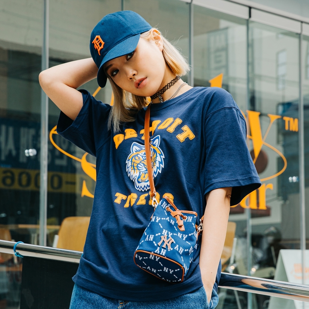 Áo Thun MLB Detroit Tigers Overfit Navy